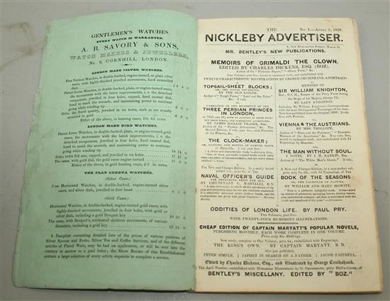 Dickens, Charles - The Life and Adventures of Nicholas Nickleby,